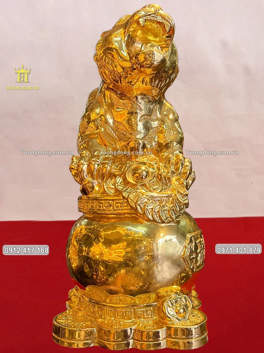 Hình ảnh chính diện linh vật Hổ